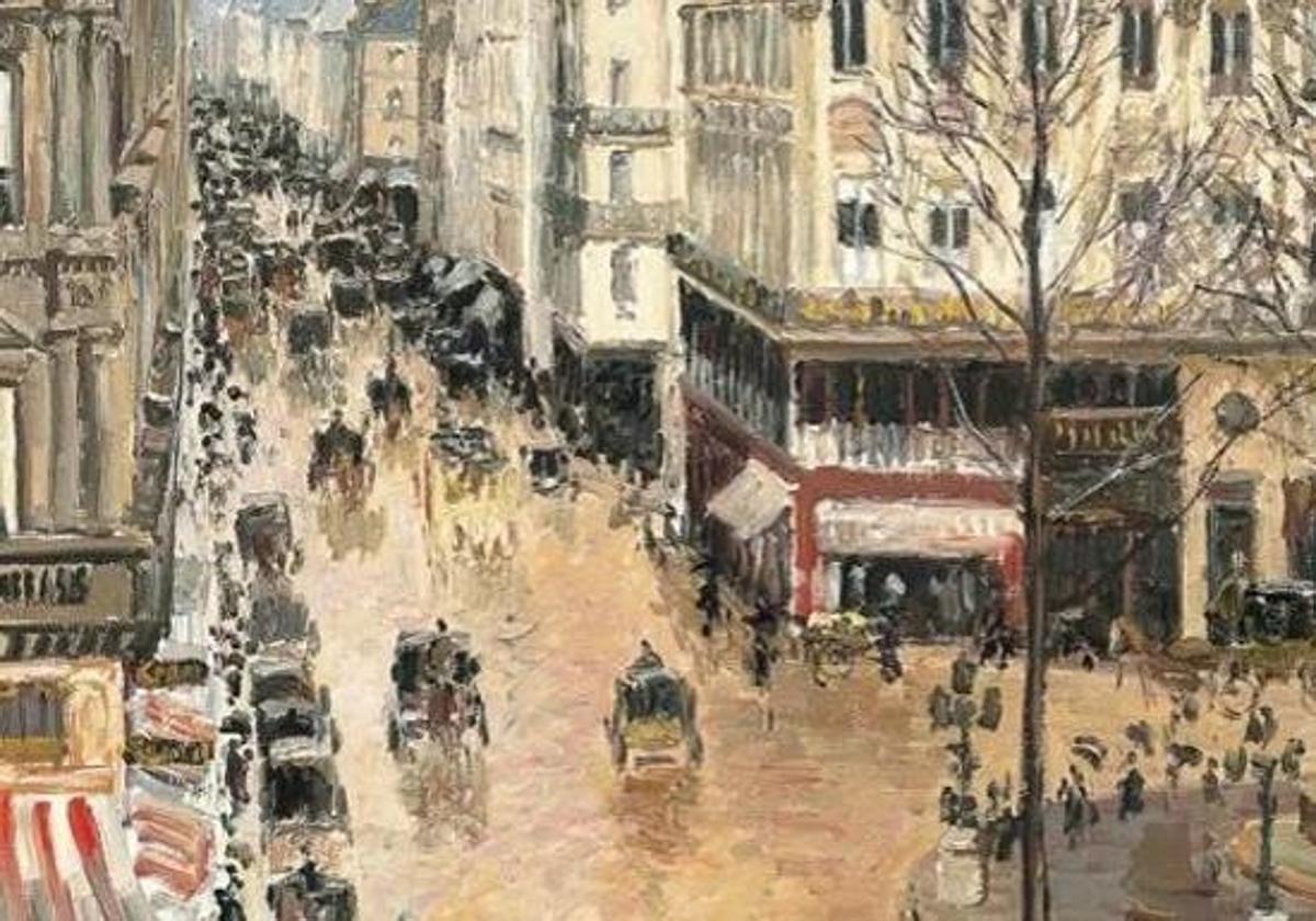 Cuadro impresionista de Camille Pissarro expuesto en el Museo Thyssen de Madrid