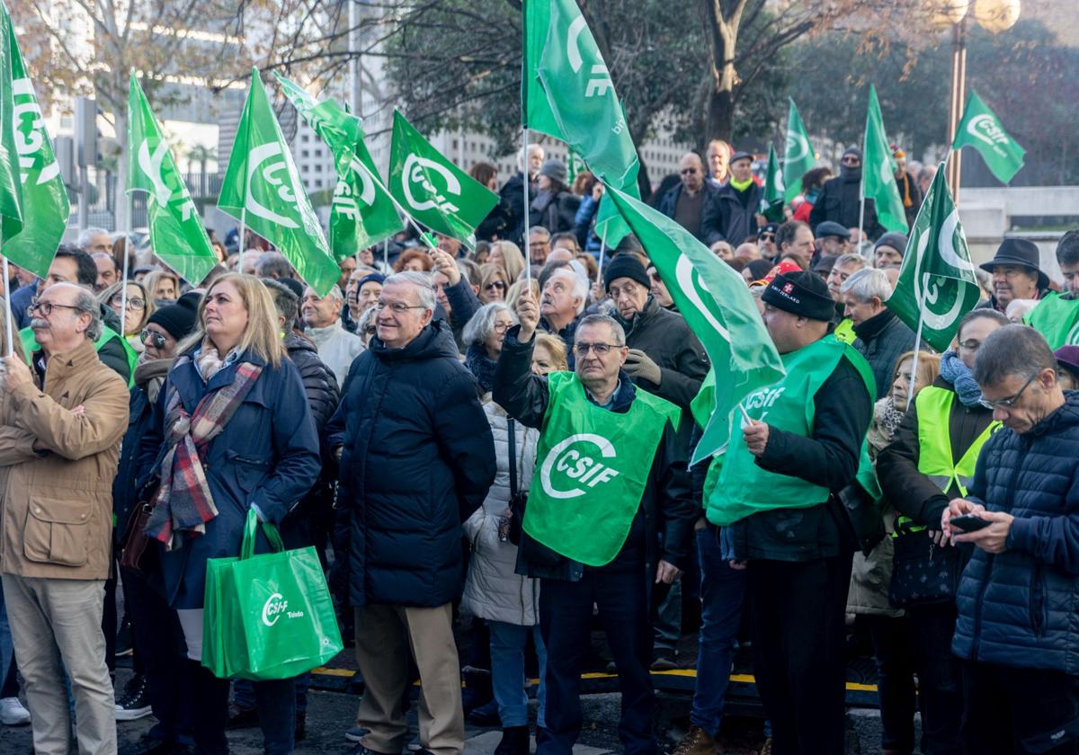 Los funcionarios se movilizarán el 19 de marzo contra el Gobierno por la subida salarial