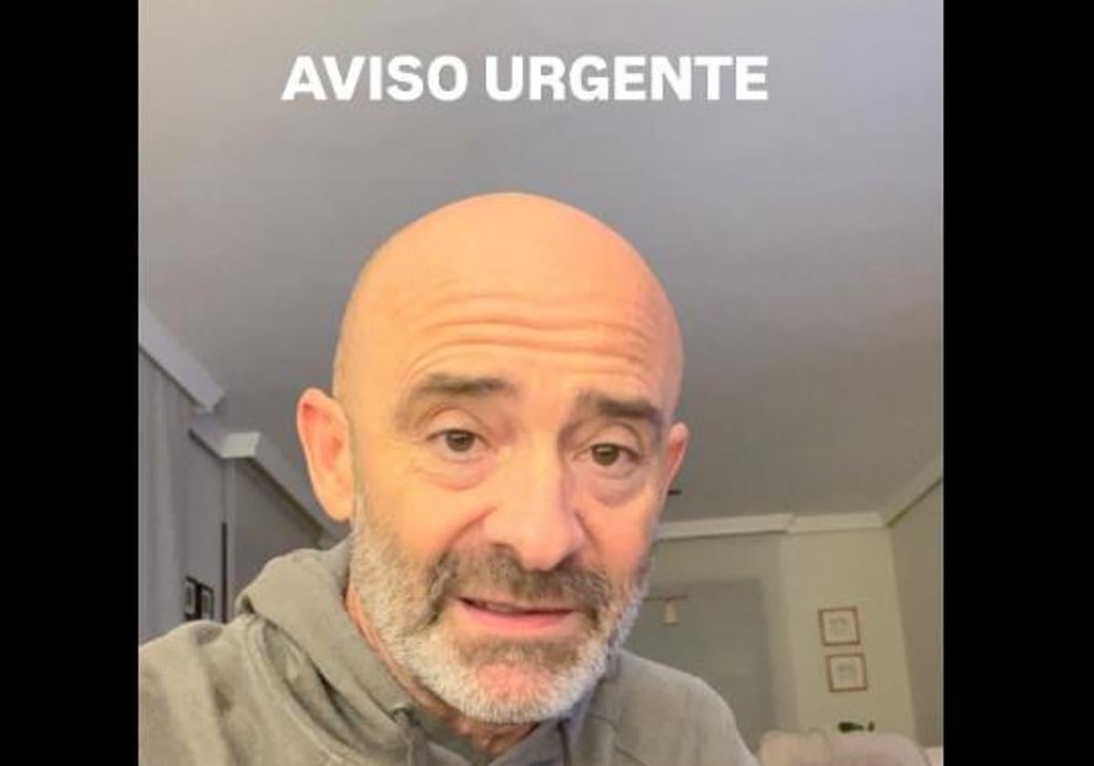 Antonio Lobato alerta a sus seguidores: «Por favor, no entréis»