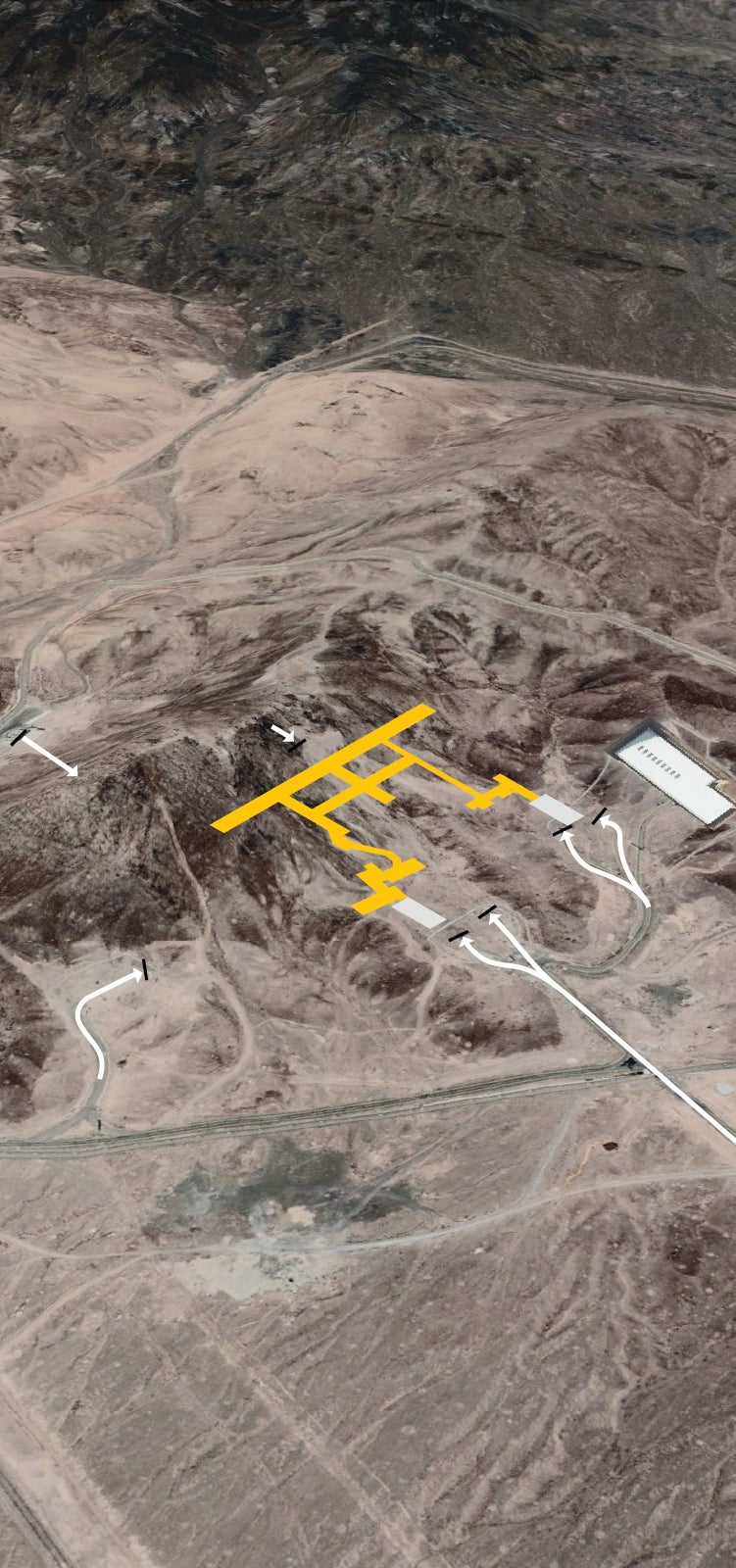 Así es una de las bases subterráneas iraní atacadas por EEUU que solo una bomba gigante podía destruir