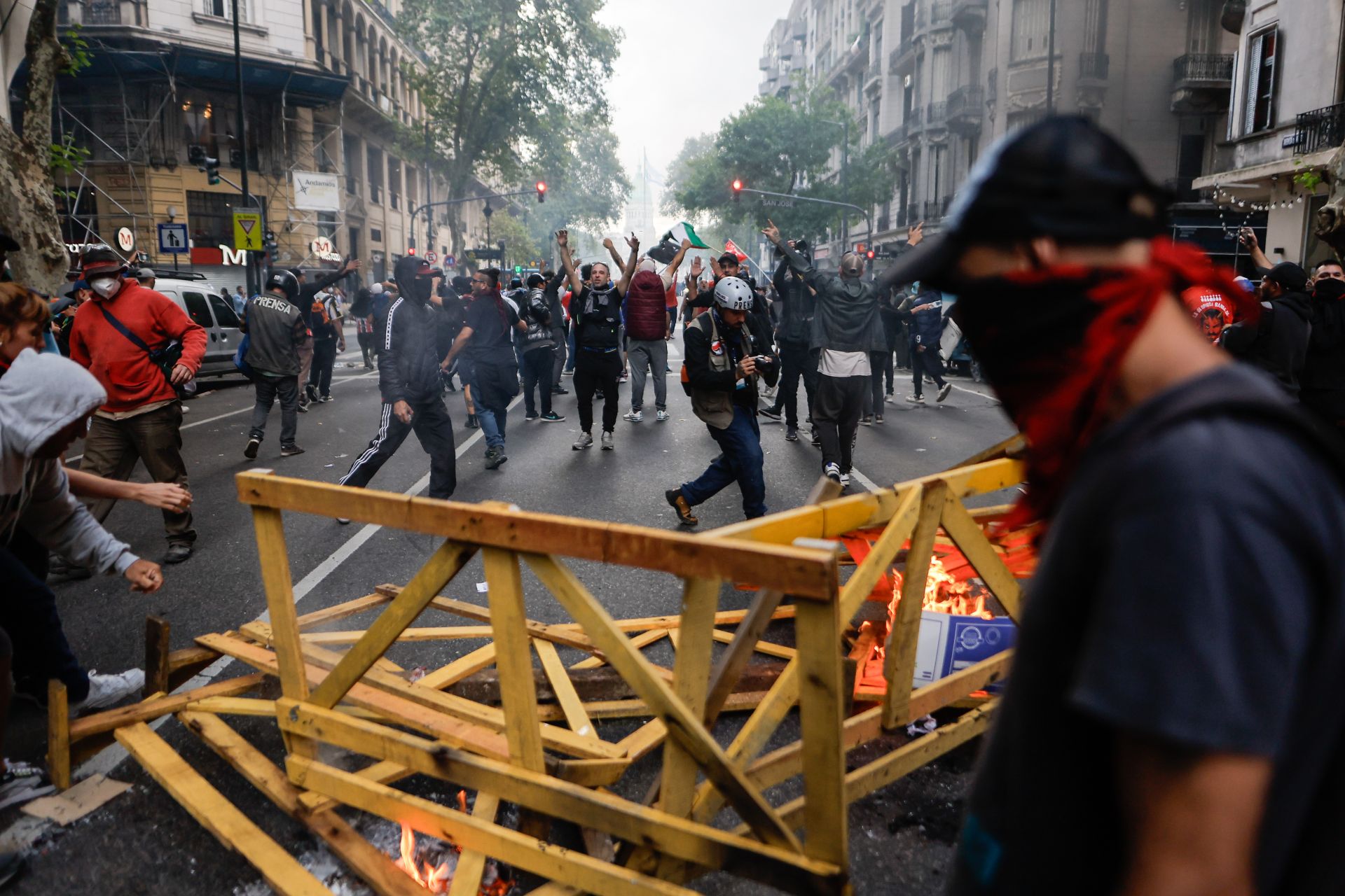 Las imágenes de la protesta en Argentina