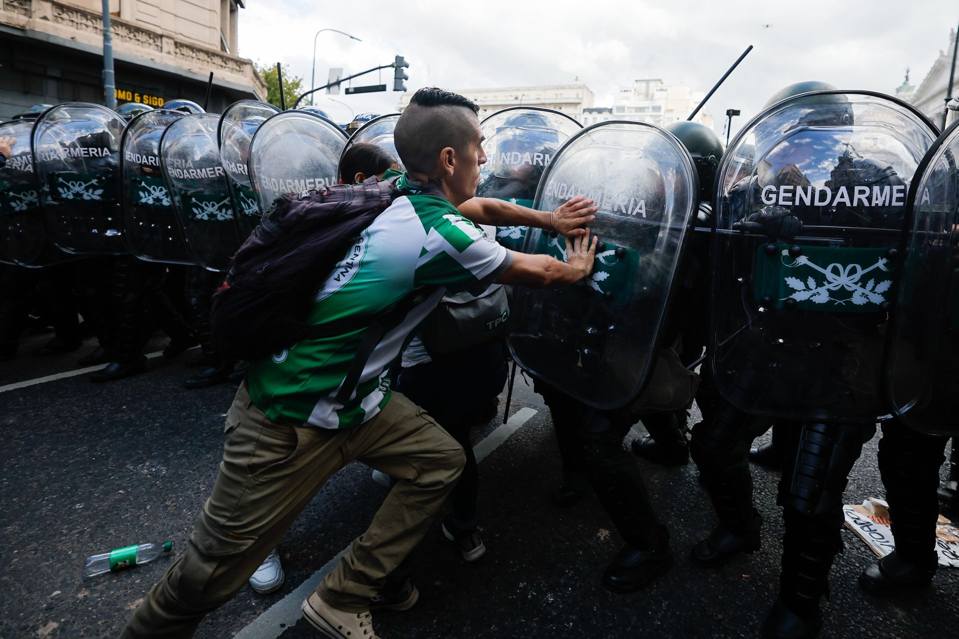 Las imágenes de la protesta en Argentina