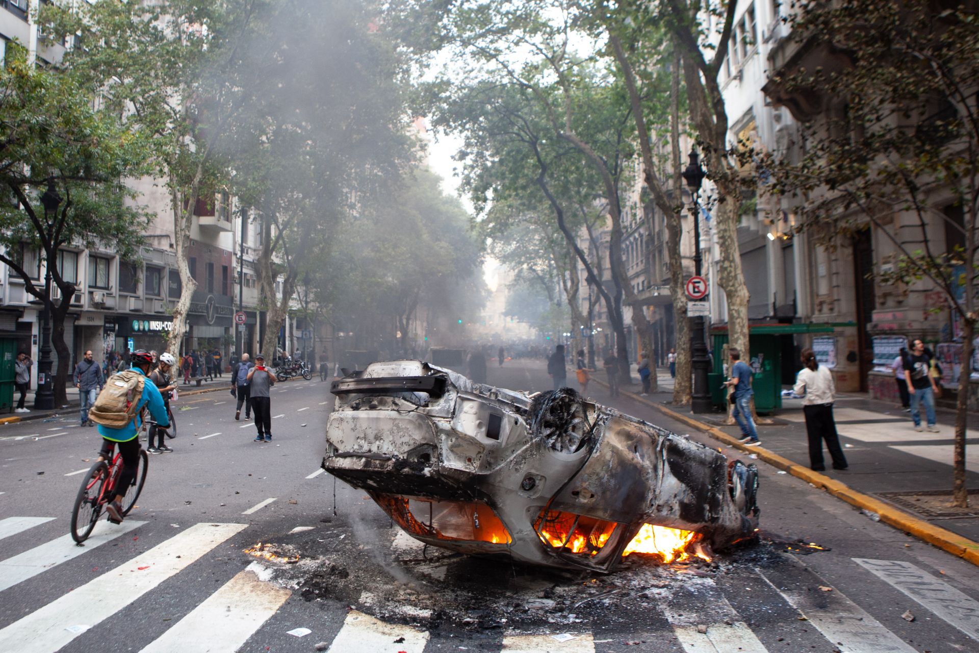 Las imágenes de la protesta en Argentina