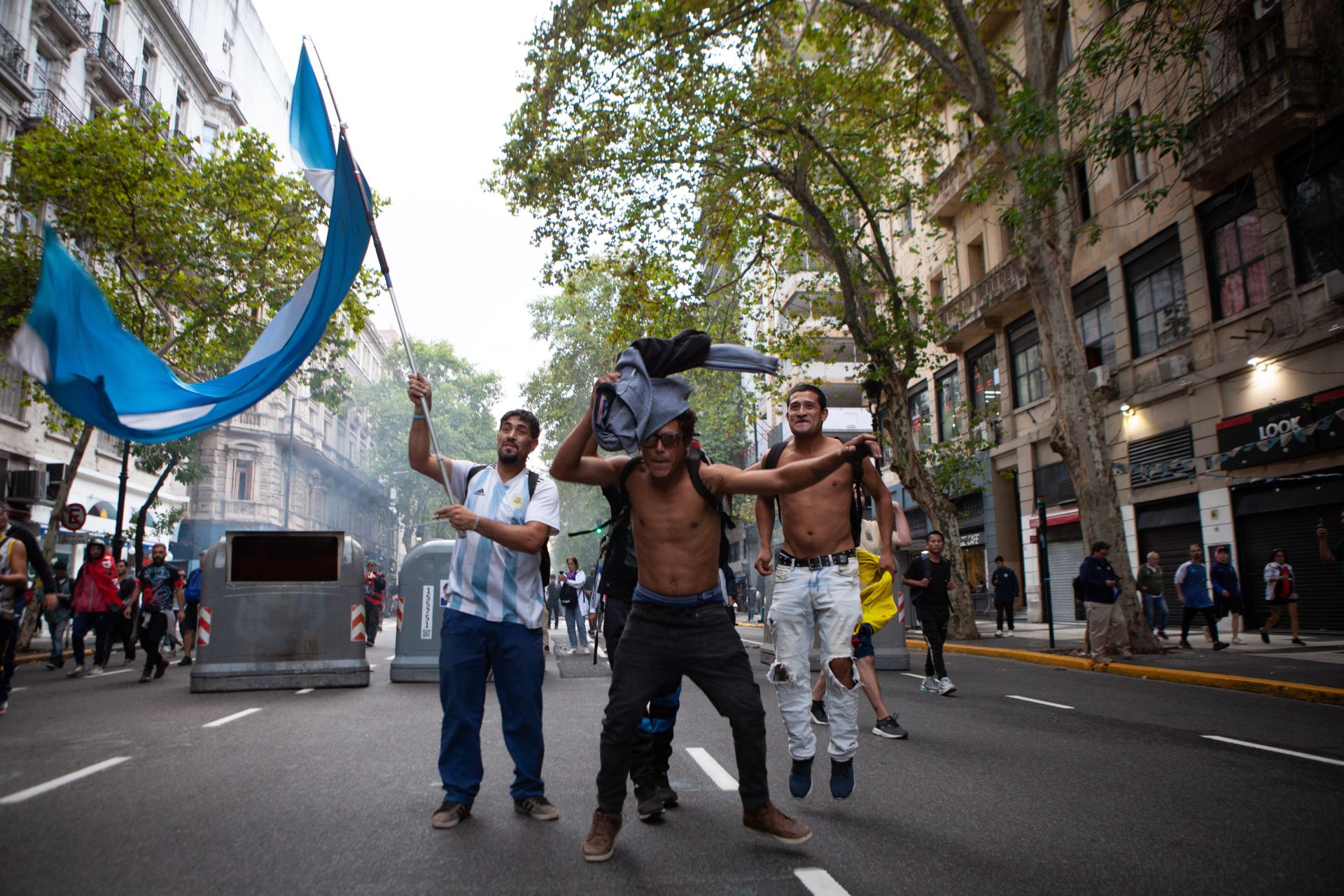 Las imágenes de la protesta en Argentina