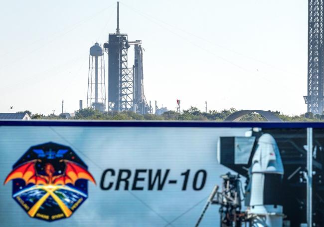La misión Crew-10 tratará de despegar de nuevo esta noche.