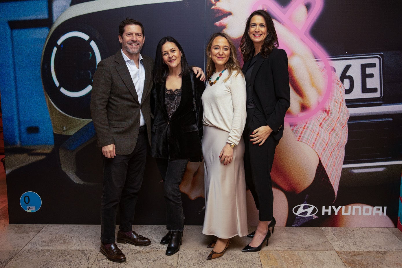 Jaime Delgado, Toñi Romero, Mercedes Barajas y Emma Ruiz.