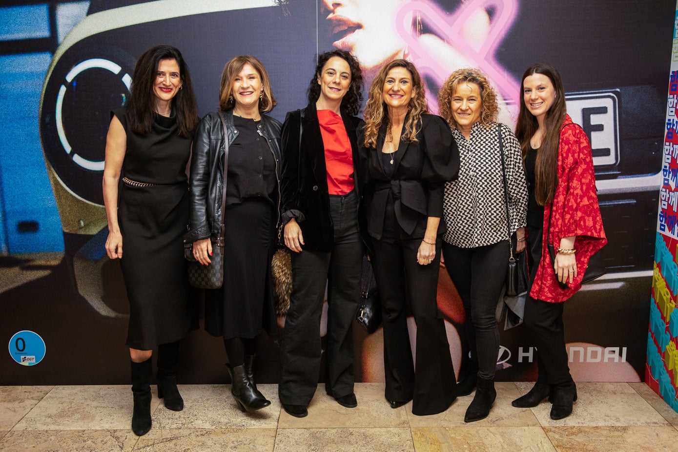 Manuela Tribaldos, Pepa Romero, Carolina Frango, Catalina Sánchez, Sara Gallego y Cristina Muniesa.