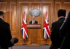 Keir Starmer tras la reunión telemática.