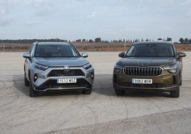 Skoda Kodiaq vs. Toyota RAV4: comparamos dos SUV híbridos enchufables