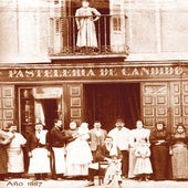 Una fotografía de la fachada de Botín datada en 1887.