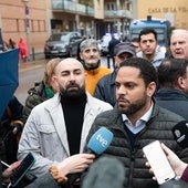 Ignacio Garriga, secretario general de Vox, en una manifestación