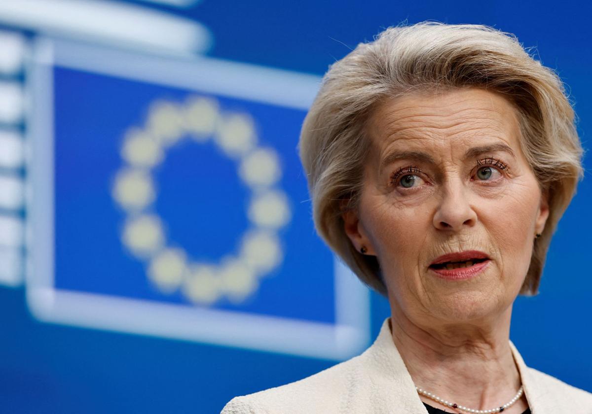 La presidenta de la Comisión Europea, Ursula von der Leyen.