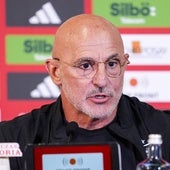 Luis de la Fuente, en rueda de prensa.