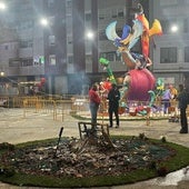 Cenizas de la falla infantil de la comisión Zapadores-Vicente Lleó.