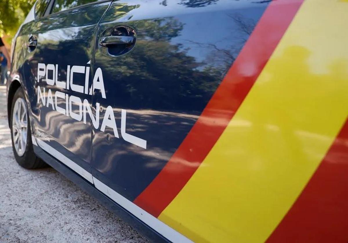 Un furgón de la Policía Nacional.