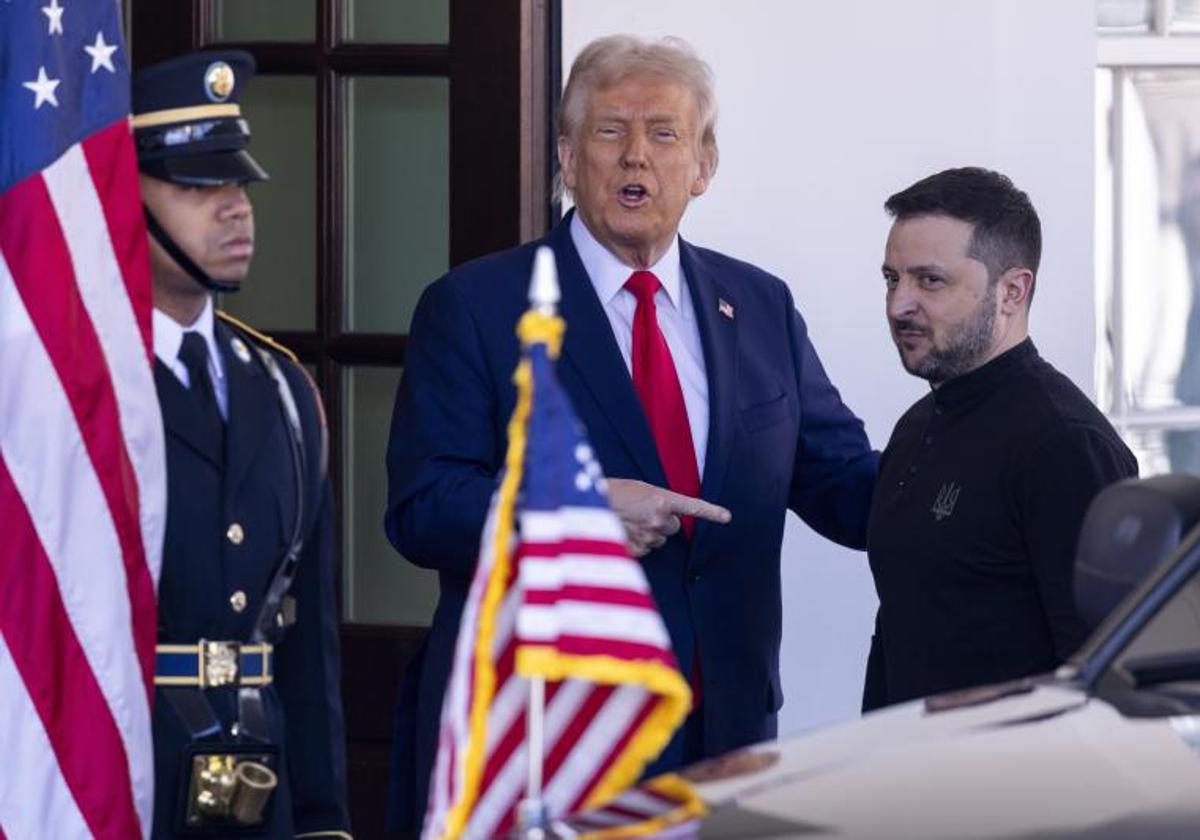 Donald Trump recibió a Volodímir Zelenski en la Casa Blanca el pasado 28 de febrero.