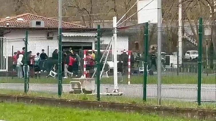 Batalla campal con menores de un centro de Vizcaya tras un partido de juveniles