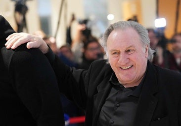 Gérard Depardieu, este martes, a su llegada al juicio.