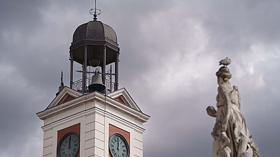 El reloj de la Puerta del Sol se para