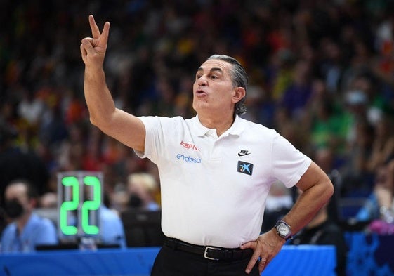Sergio Scariolo, seleccionador español de baloncesto.