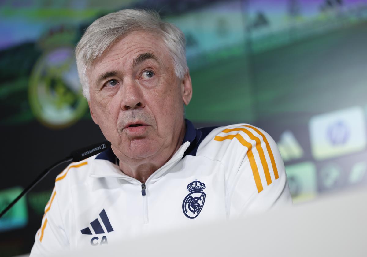 Ancelotti: «No sabía que Tebas quiere ser entrenador»