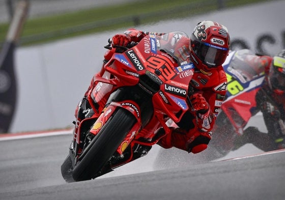 Marc Márquez, durante los entrenamientos de este viernes para el Gran Premio de Las Américas que se celebra en Austin (Texas).