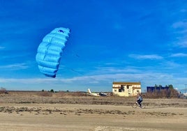 Vista del aeródromo.