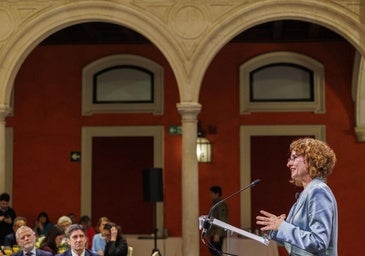 María Jesús Montero, este miércoles, en un coloquio organizado en Sevilla por 'El Correo de Andalucía'