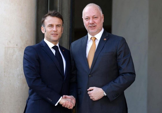 El primer ministro búlgaro, Rosen Zhelyazkov, se reunió el pasado 27 de marzo en París con el presidente francés, Emmanuel Macron.