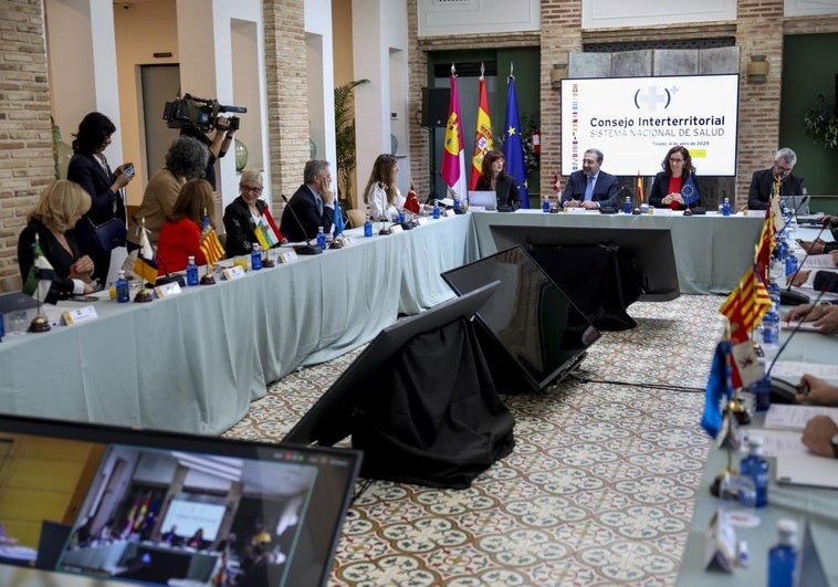Reunión del Consejo Interterritorial de Salud en Toledo.