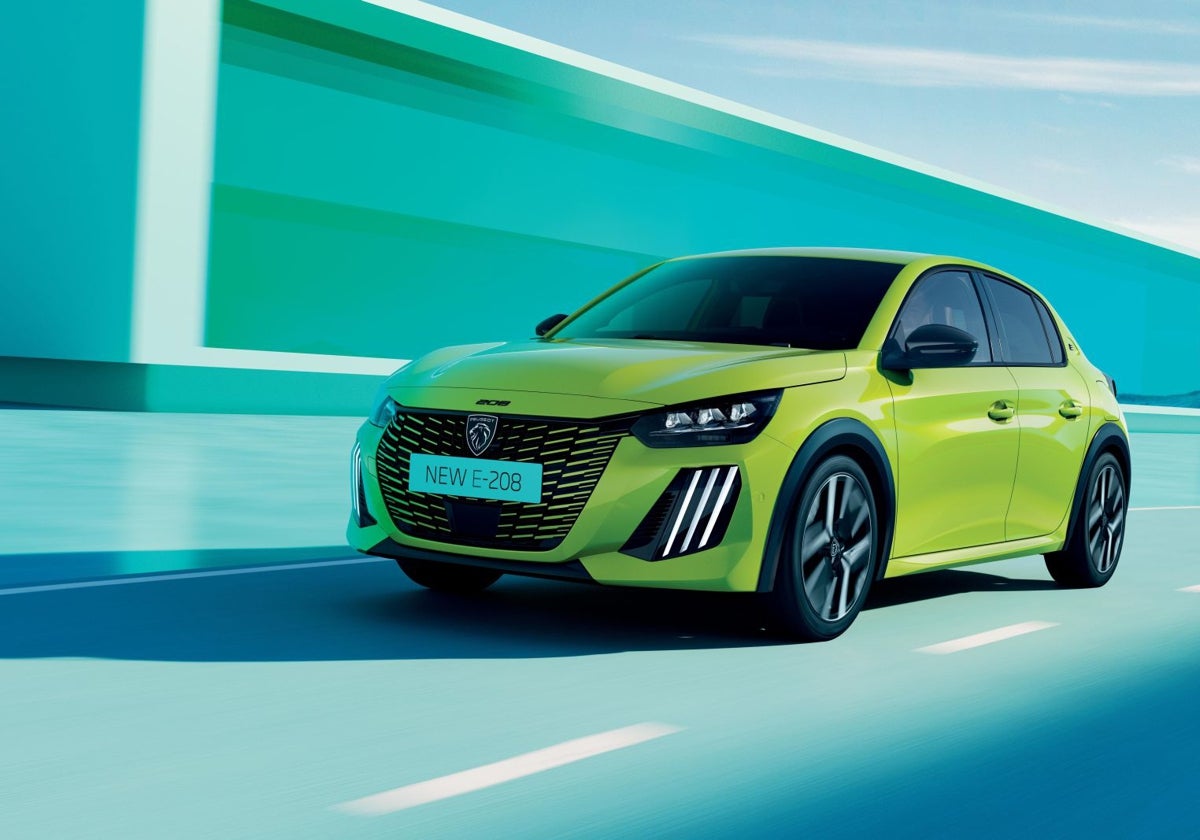 Peugeot aumenta la autonomía eléctrica del E-208 hasta 433 kilómetros