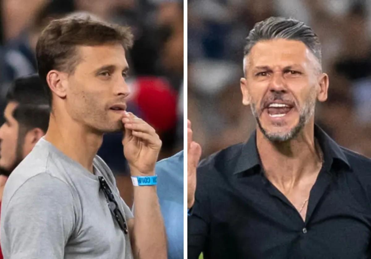 Sergio Canales y Martín Demichelis,