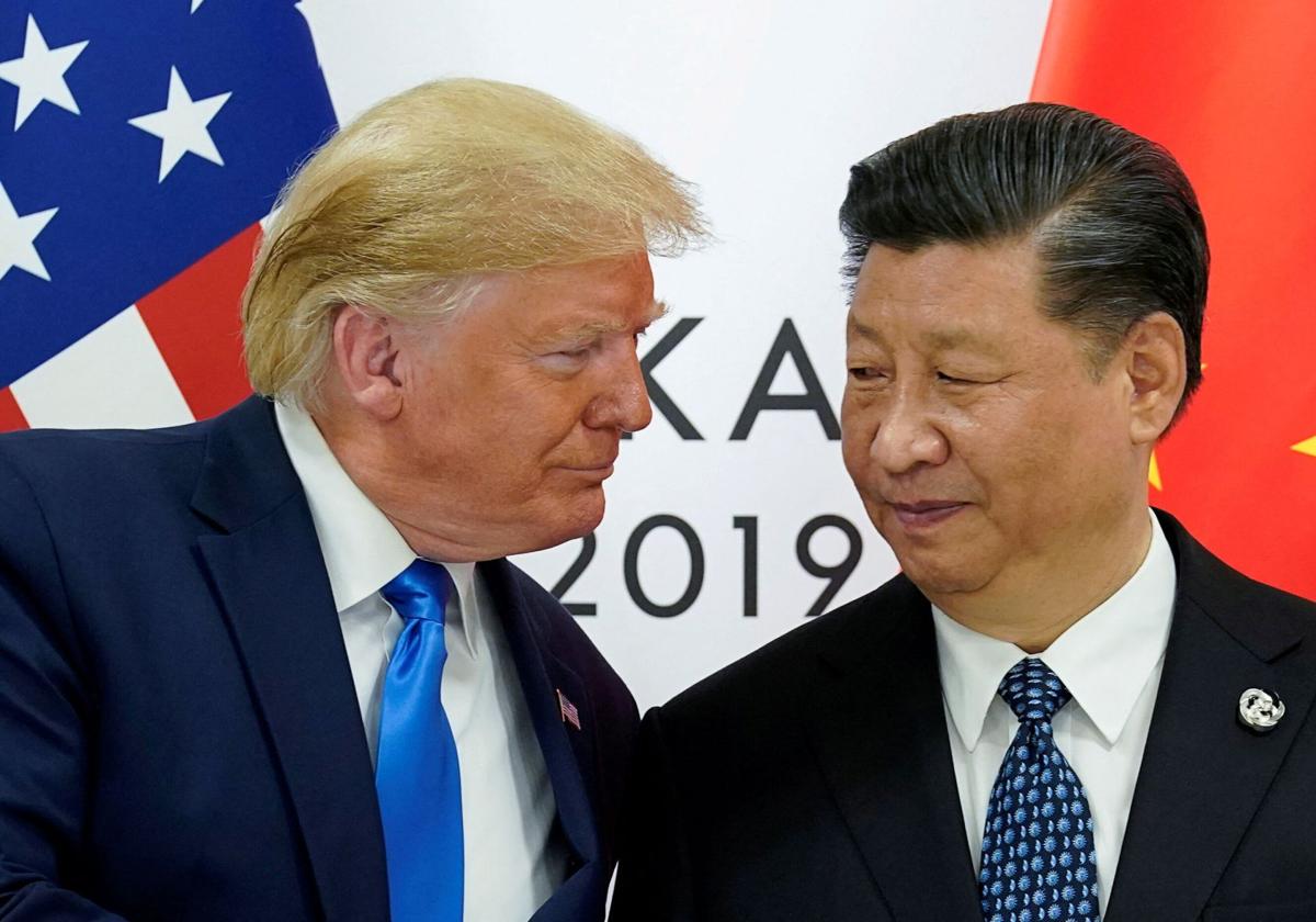 Donald Trump y Xi Jinping, en una imagen de archivo en 2019.