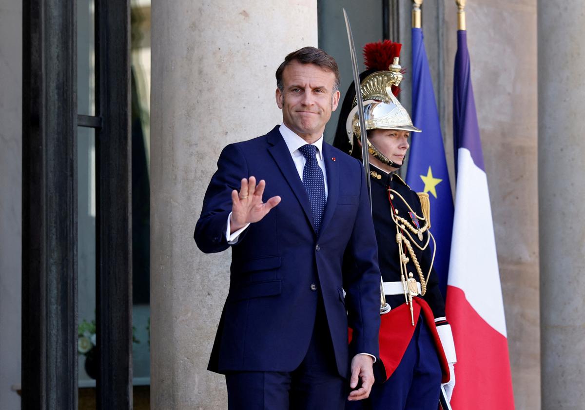 Emmanuel Macron, presidente de Francia.