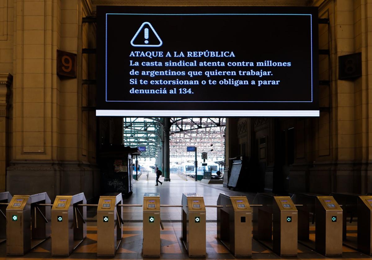 Milei se enfrenta a la tercera huelga general de su mandato