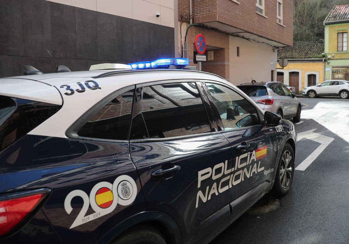 Un coche de la Policía Nacional.