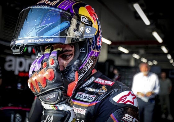 Jorge Martín, durante el GP de Catar.