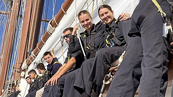 La vida de la Princesa de Asturias a bordo del Juan Sebastián de Elcano, en imágenes