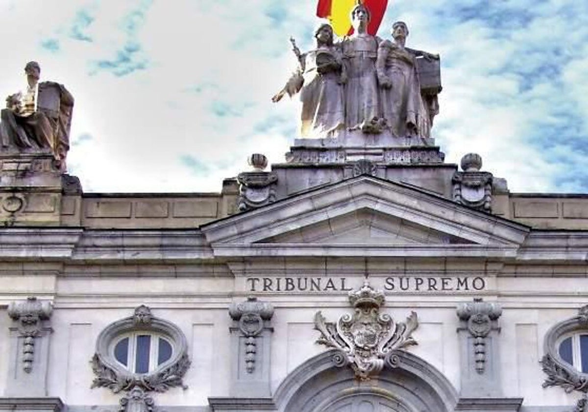 Vista principal del Tribunal Supremo.