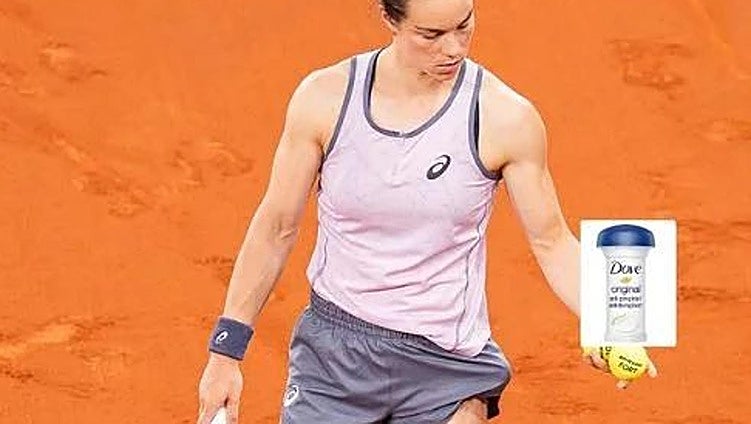 Set, partido y desodorante en el tenis femenino