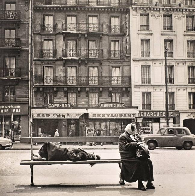 El Boulevard Montparnasse en 1956.