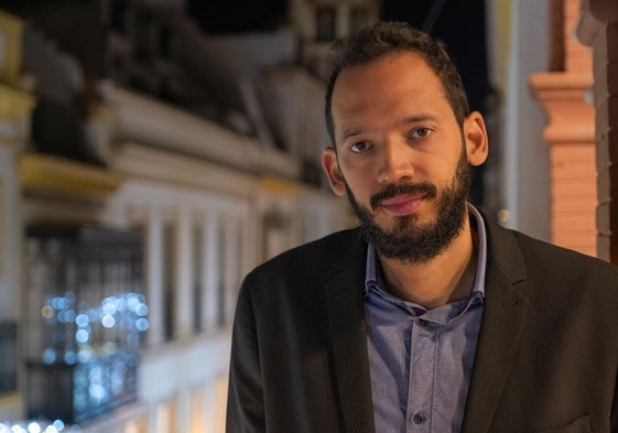 El escritor Rodrigo Blanco Calderón, en su visita a Madrid para presentar 'Venecos'.