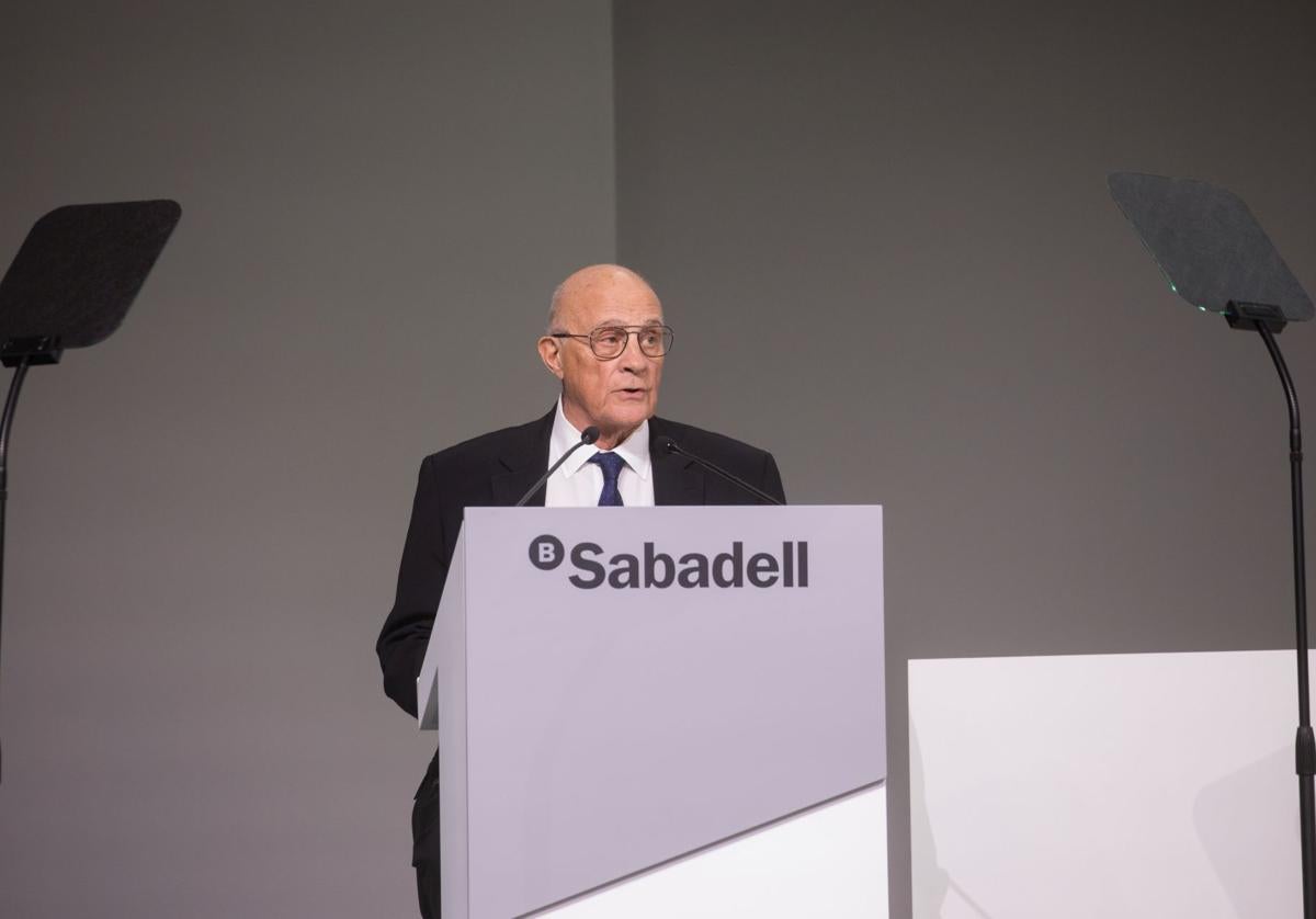 Josep Oliu, presidente de Banco Sabadell.