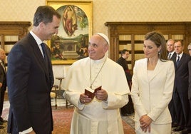 Felipe VI y Letizia fueron recibidos en junio de 2014, unos días después de ser proclamados Reyes tras la abdicación de Juan Carlos I.