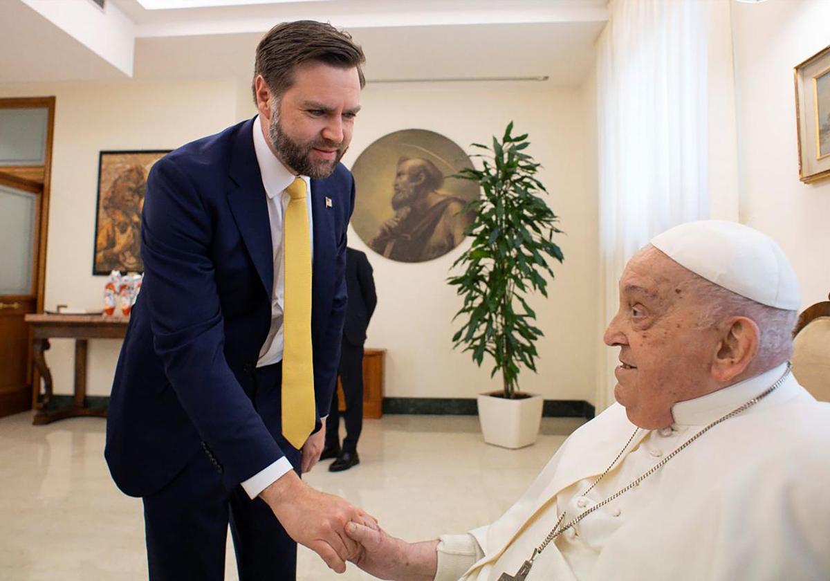 JD Vance con el Papa Francisco