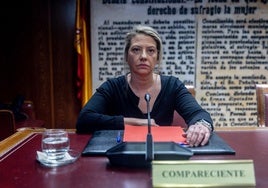 Cristina Álvarez en el Senado
