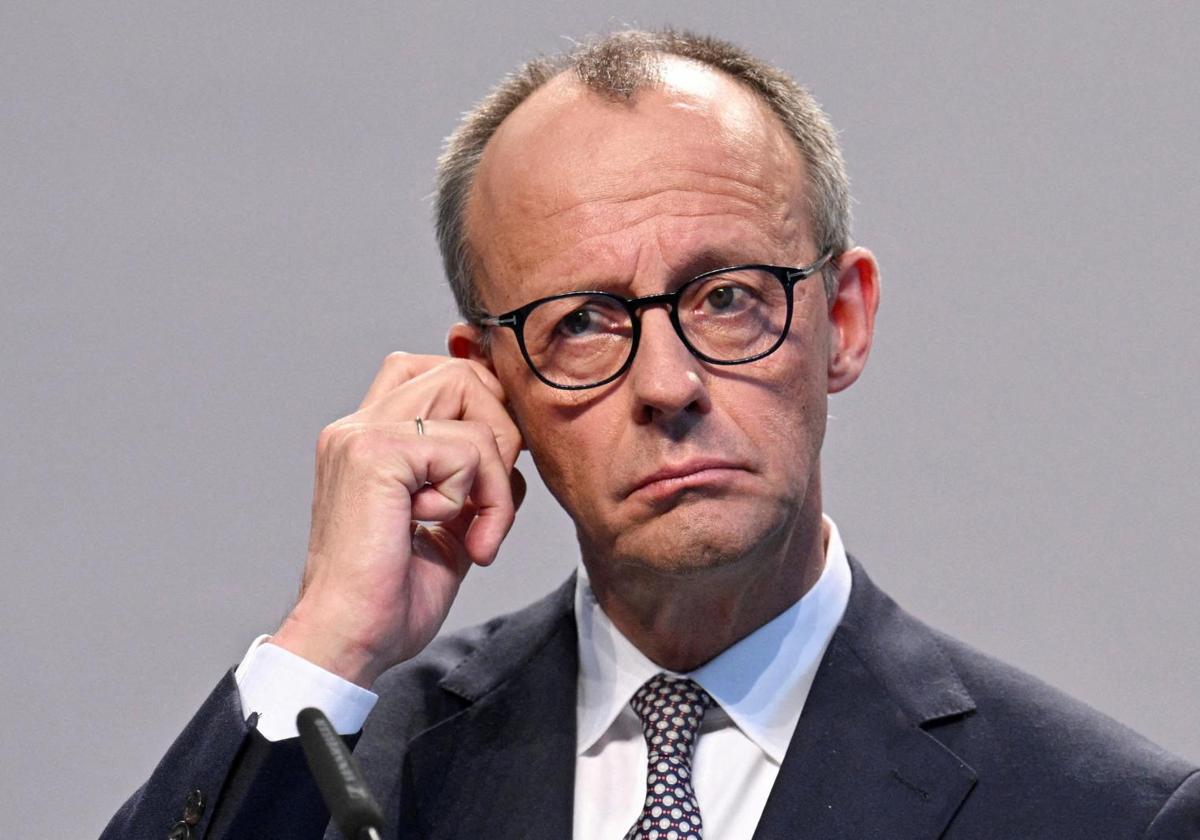 El líder cristianodemócrata y candidato a canciller federal alemán, Friedrich Merz.