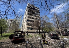 Uno de los últimos ataques de Rusia ha dañado zonas residenciales de Zaporiyia.