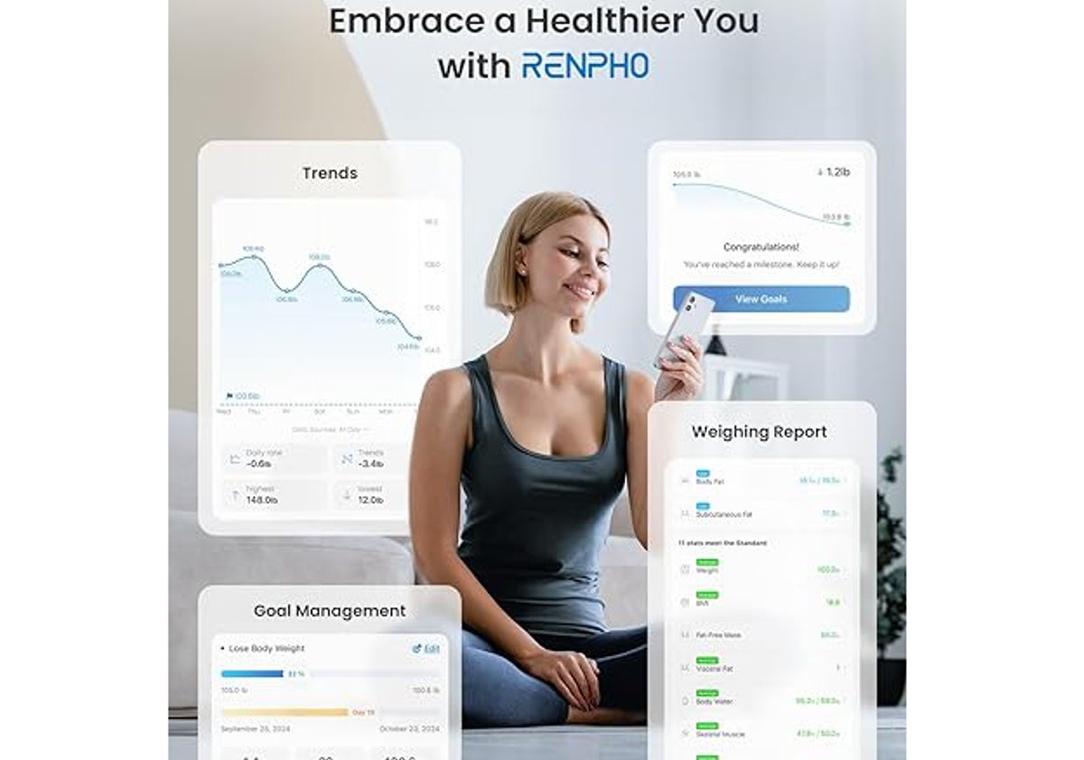 Imagen principal - Controla tu IMC con esta báscula digital que tiene más de 300.000 reseñas positivas