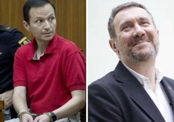 José Bretón (izquierda) y Luisgé Martín, autor de 'El odio'.